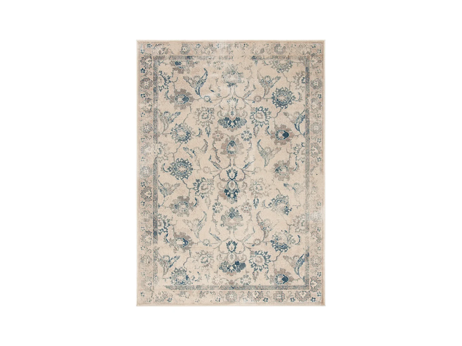 Tapis Neutre/Bleu 160 X 229 cm - Rowena
