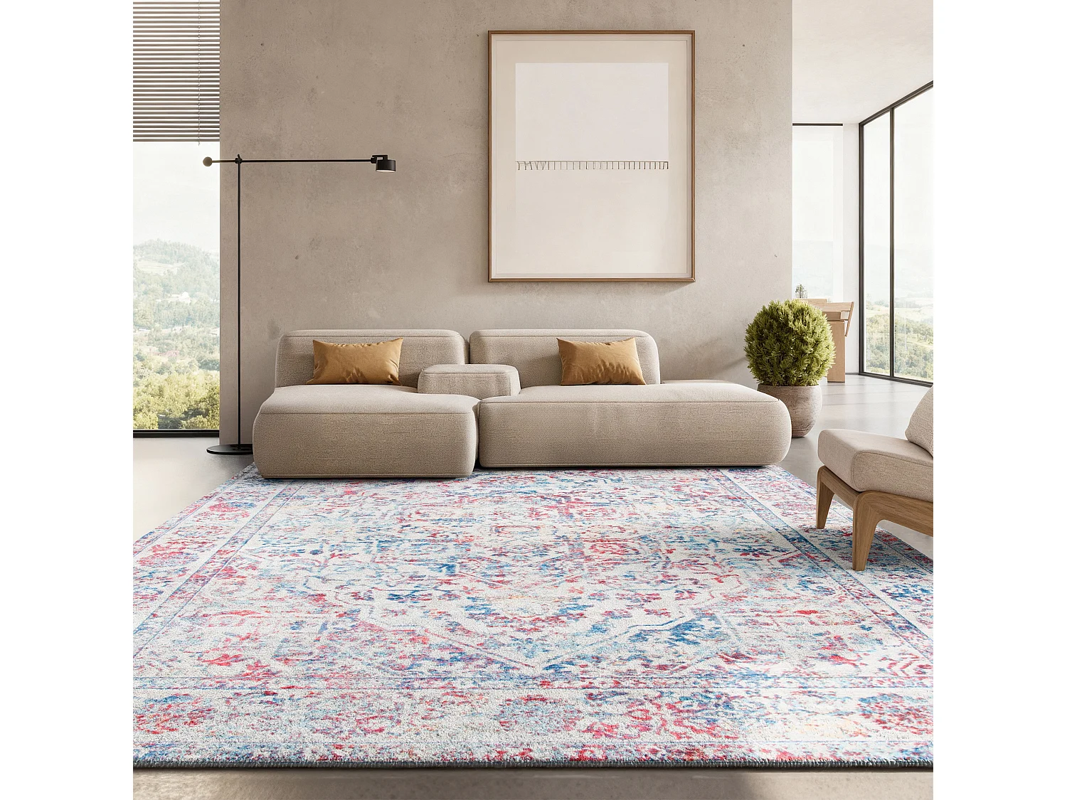 Tapis Blanc 160 X 229 cm - Melany