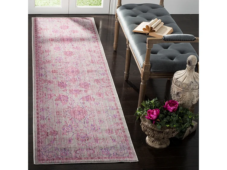 Tapis Rose/Multicolore 69 X 244 cm - Haven