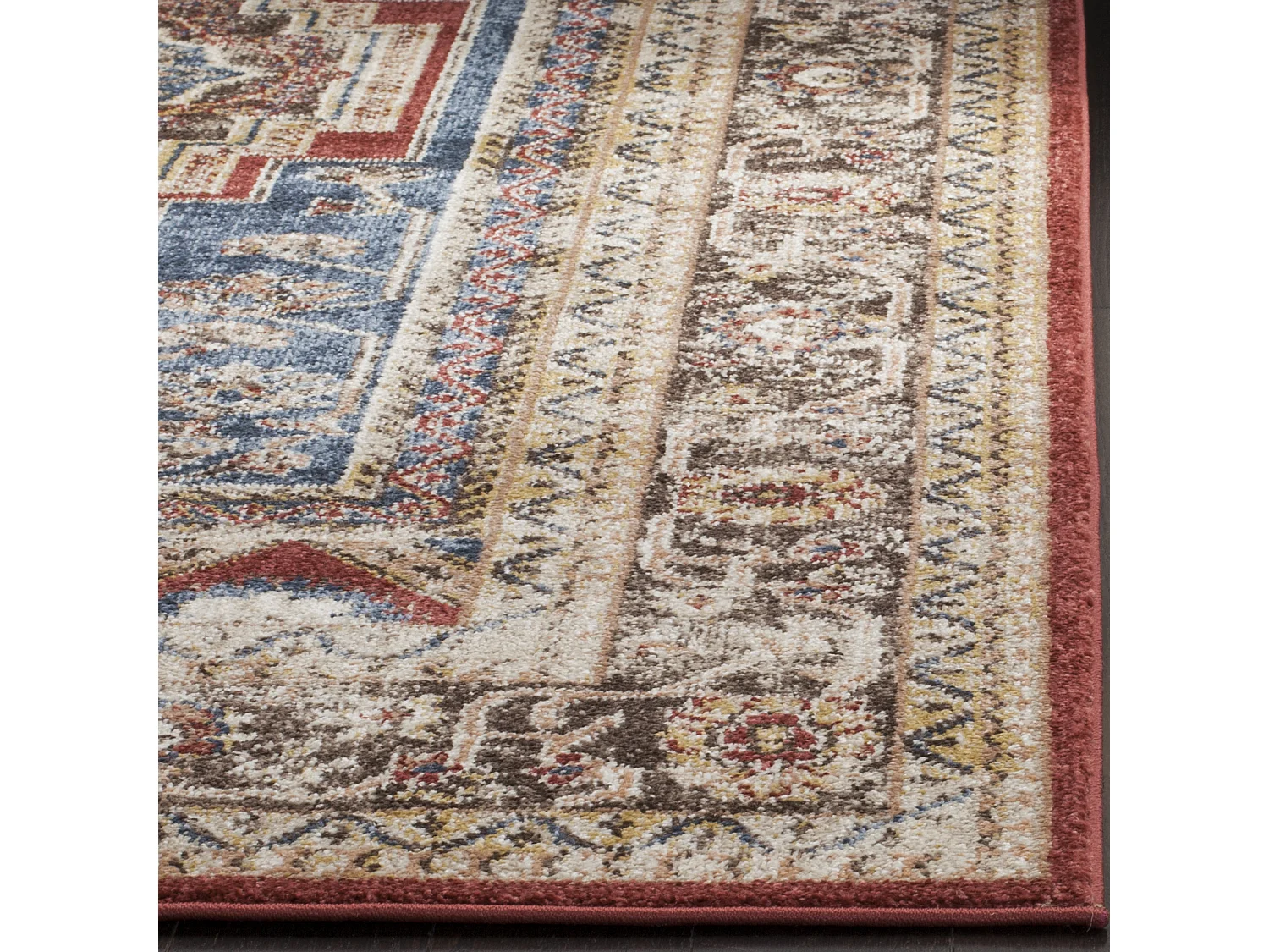 Tapis Bleu/Marron 160 X 229 cm - Babek