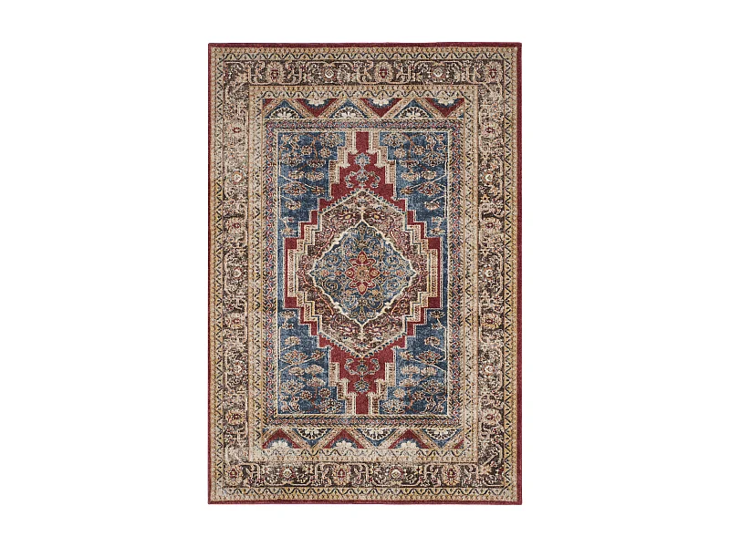 Tapis Bleu/Marron 160 X 229 cm - Babek