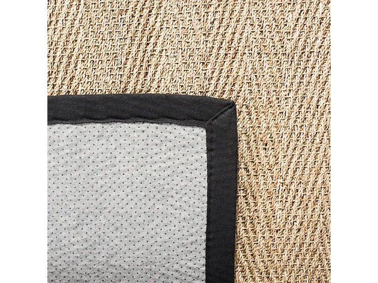 Tapis Neutre/Noir 183 X 183 cm - Winifred