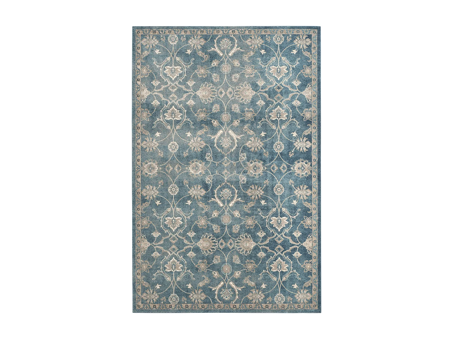 Tapis Bleu/Neutre 201 X 279 cm - Corina