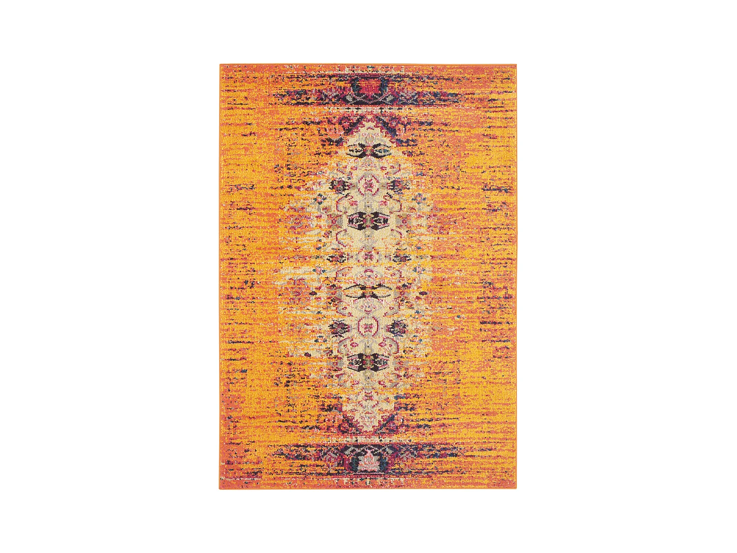 Tapis Orange/Multicolore 122 X 170 cm - Silvia