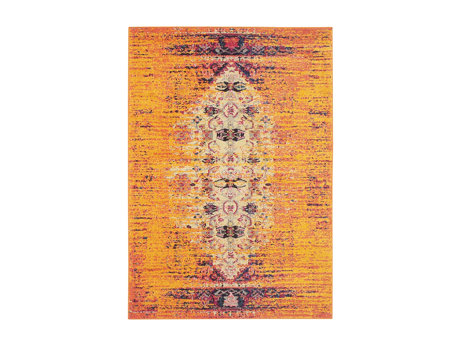 Tapis Orange/Multicolore 122 X 170 cm - Silvia