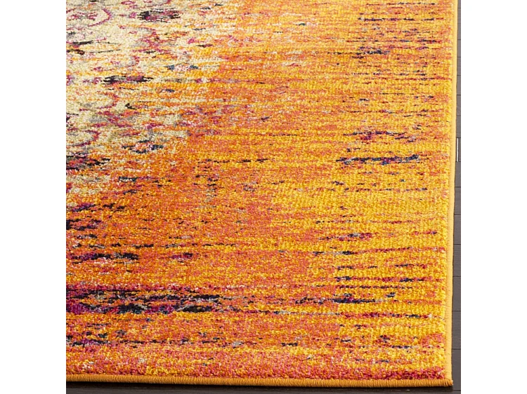 Tapis Orange/Multicolore 122 X 170 cm - Silvia