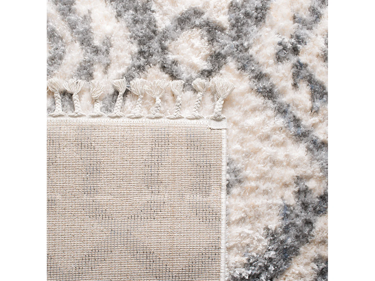 Tapis Neutre/Gris 99 X 160 cm - Berkane