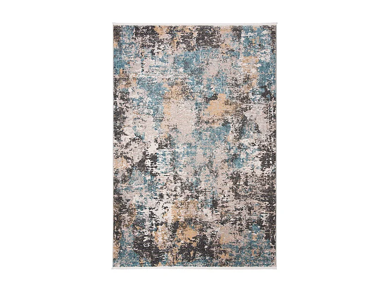 Tapis Gris/Bleu 122 X 183 cm - Brittany