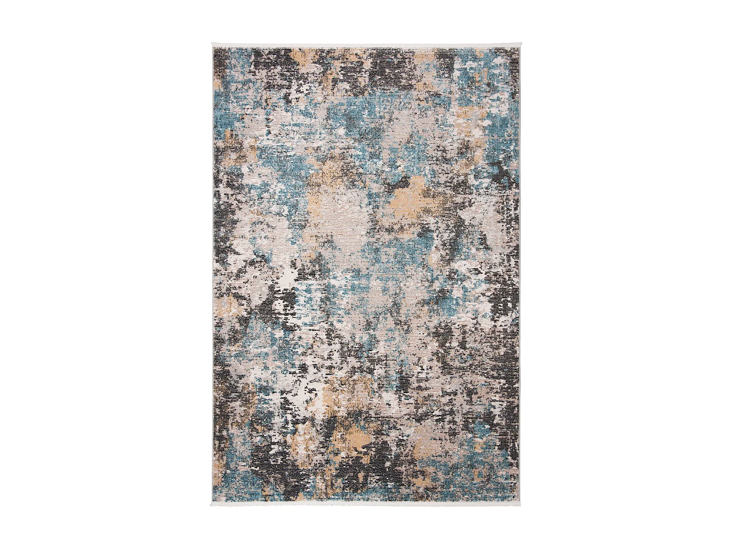 Tapis Gris/Bleu 122 X 183 cm - Brittany
