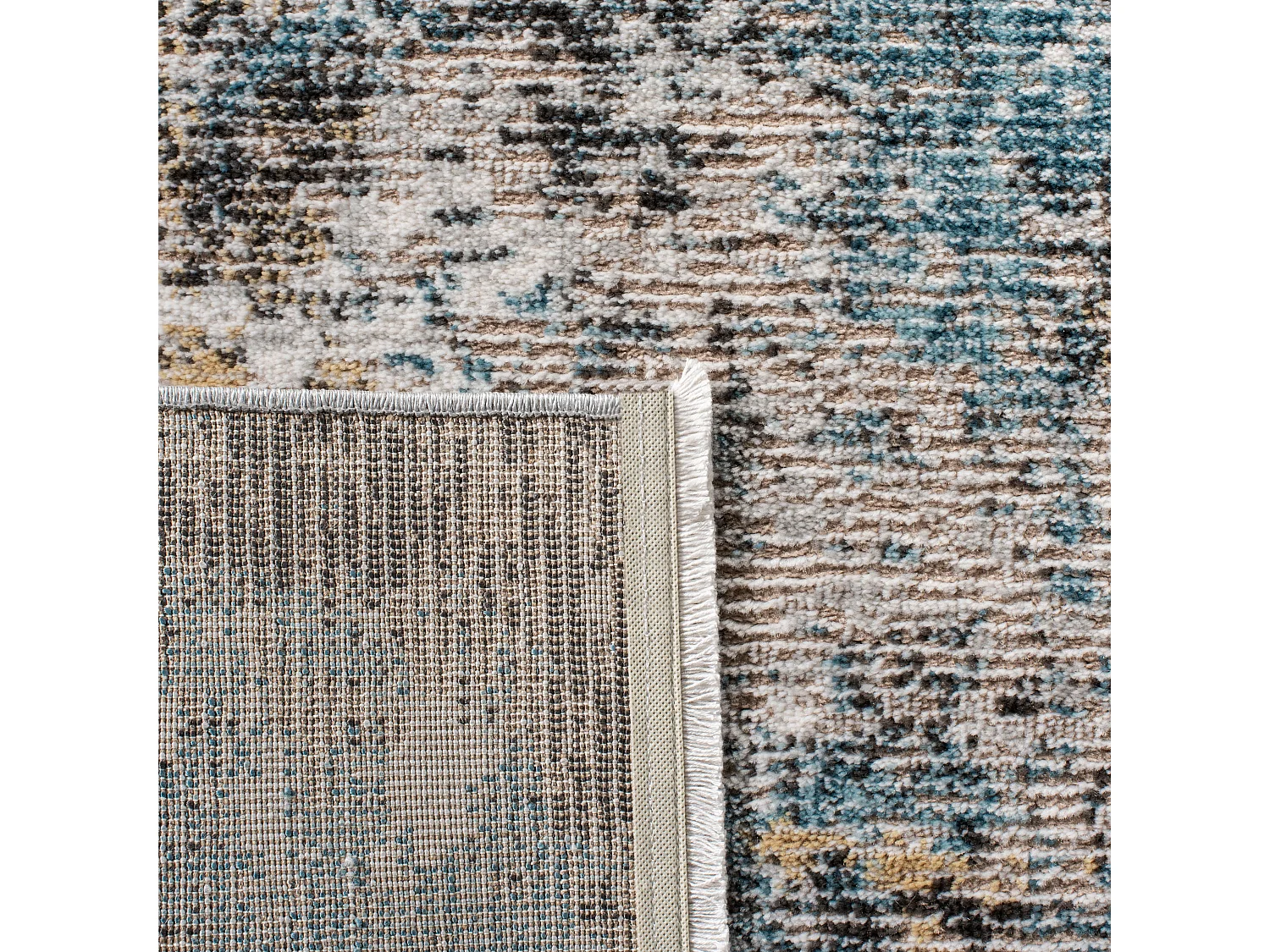 Tapis Gris/Bleu 122 X 183 cm - Brittany