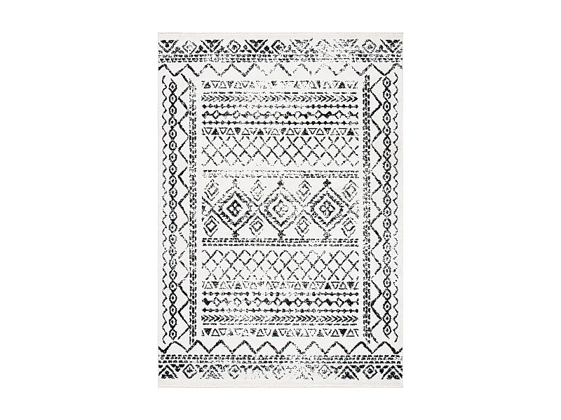 Tapis Neutre/Noir 122 X 183 cm - Jennifer