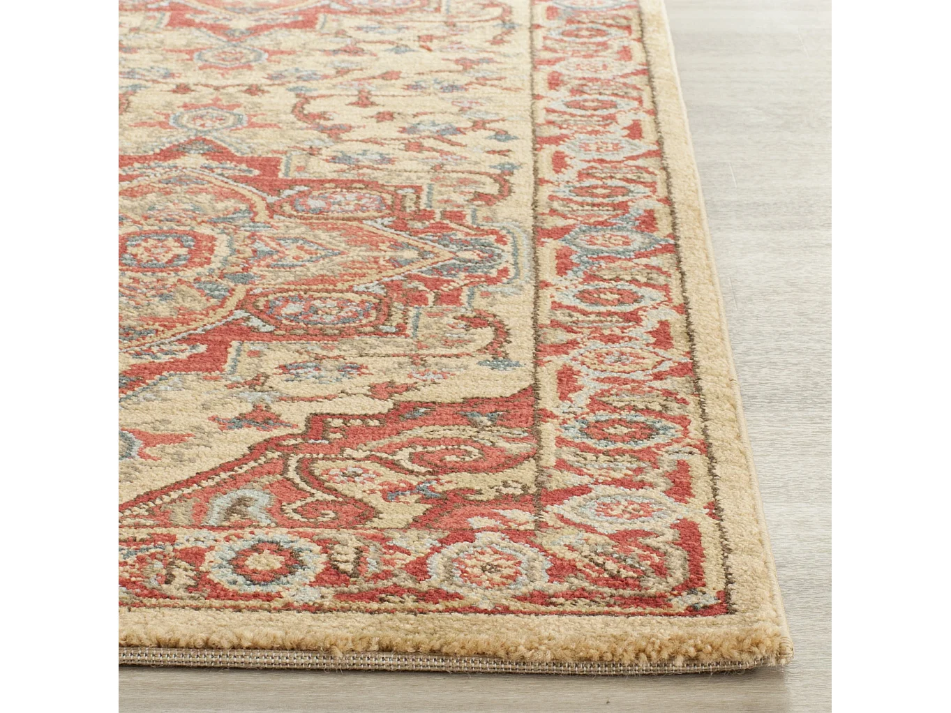 Tapis Rouge/Neutre 122 X 170 cm - Julianna