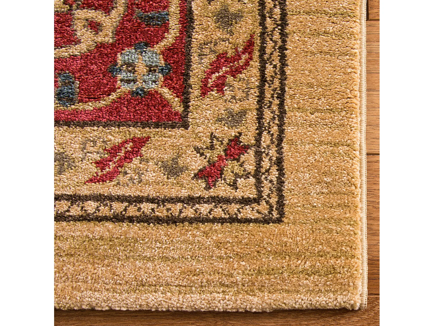 Tapis Rouge/Neutre 122 X 170 cm - Julianna