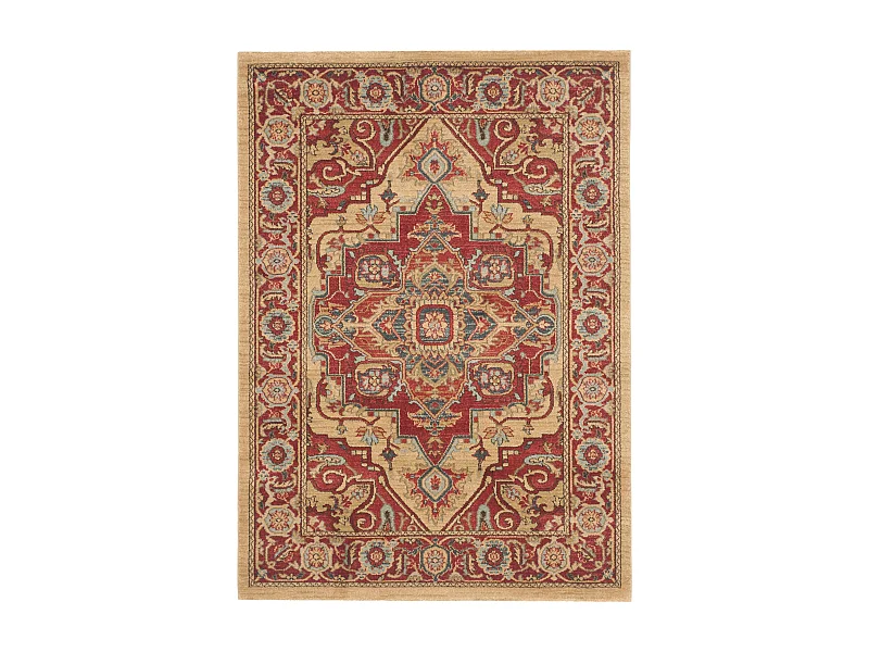 Tapis Rouge/Neutre 122 X 170 cm - Julianna