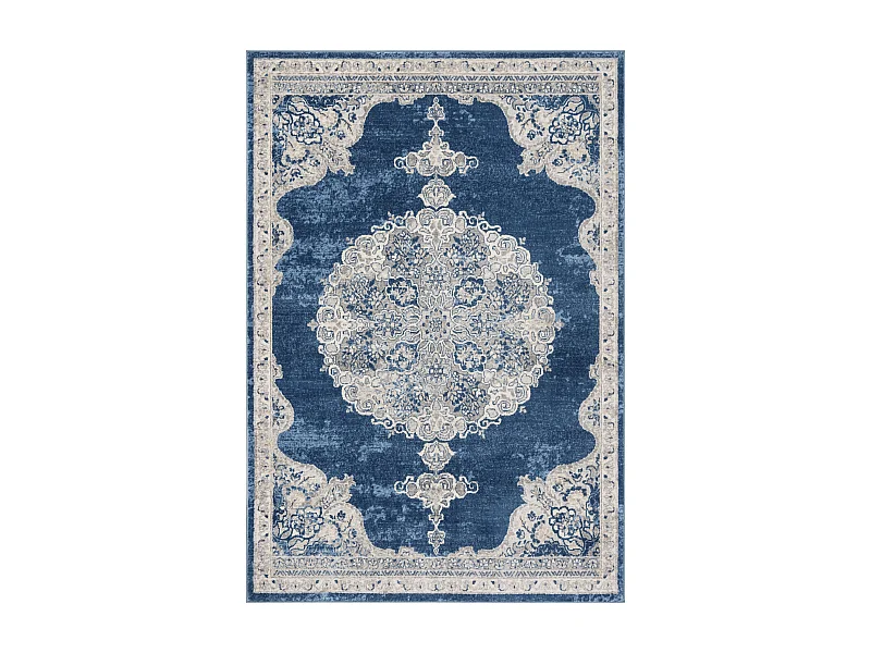 Tapis Gris/Bleu 160 X 229 cm - Janie