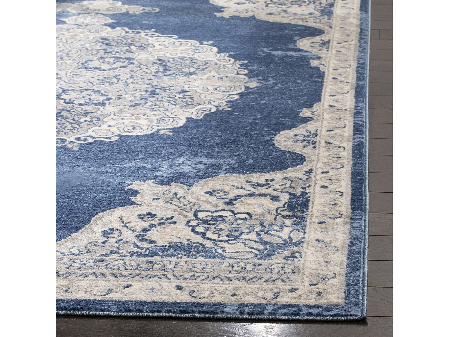 Tapis Gris/Bleu 160 X 229 cm - Janie