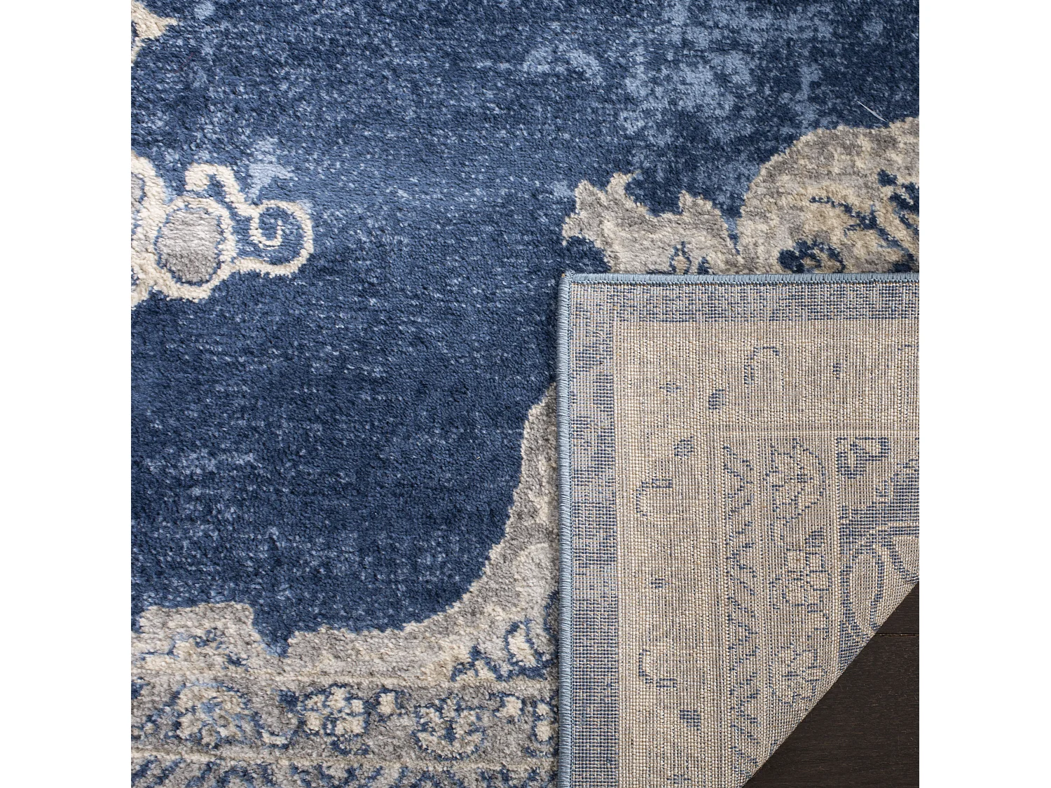 Tapis Gris/Bleu 160 X 229 cm - Janie