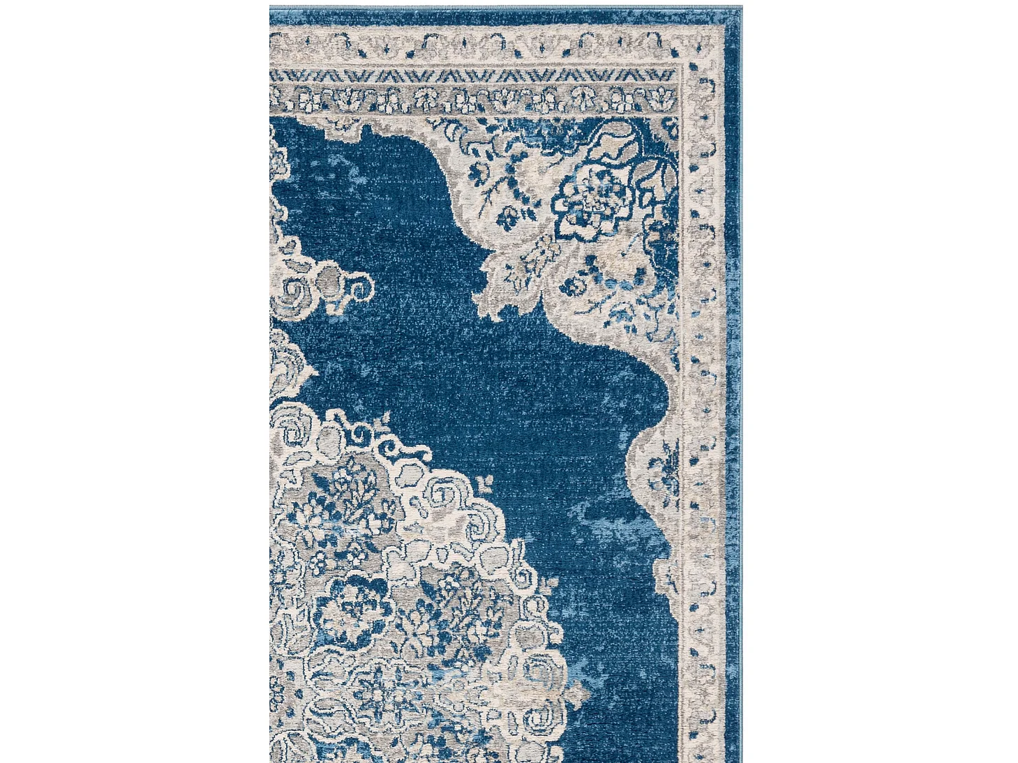 Tapis Gris/Bleu 160 X 229 cm - Janie
