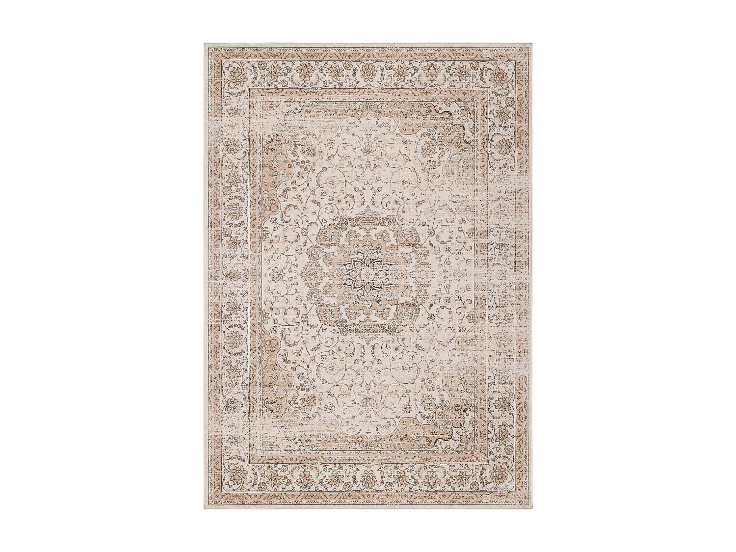 Tapis Neutre/Blanc 99 X 160 cm - Brooke