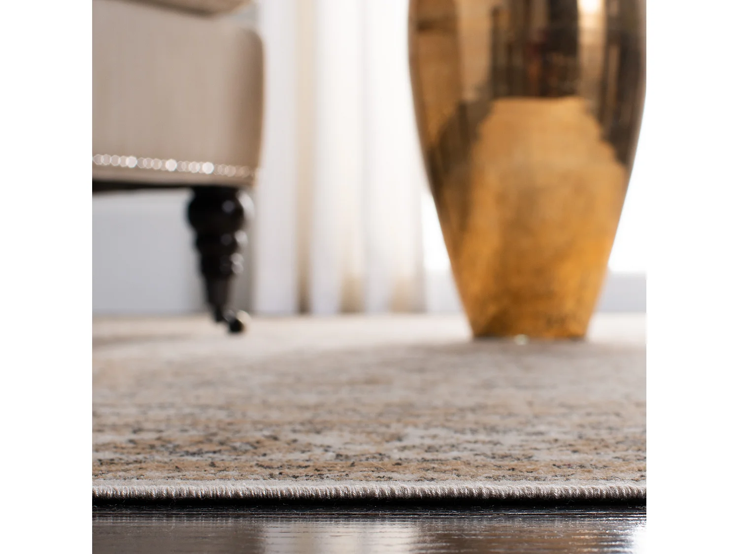 Tapis Neutre/Blanc 99 X 160 cm - Brooke
