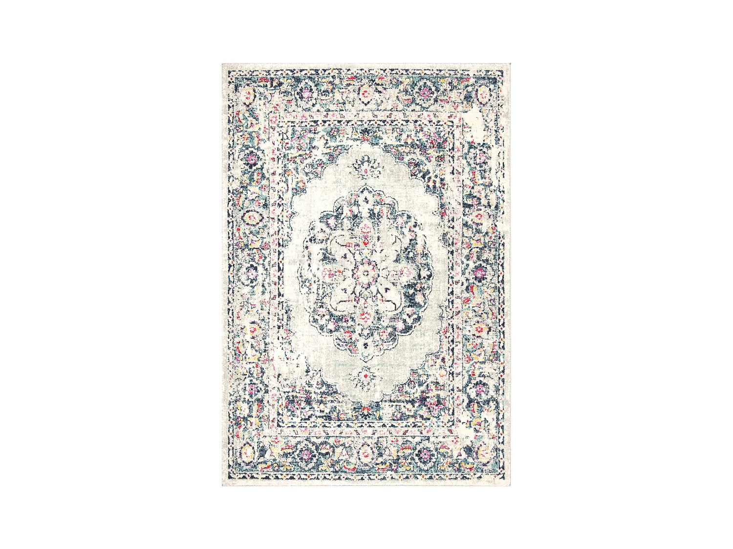 Tapis Gris/Rose 160 X 229 cm - Madeline