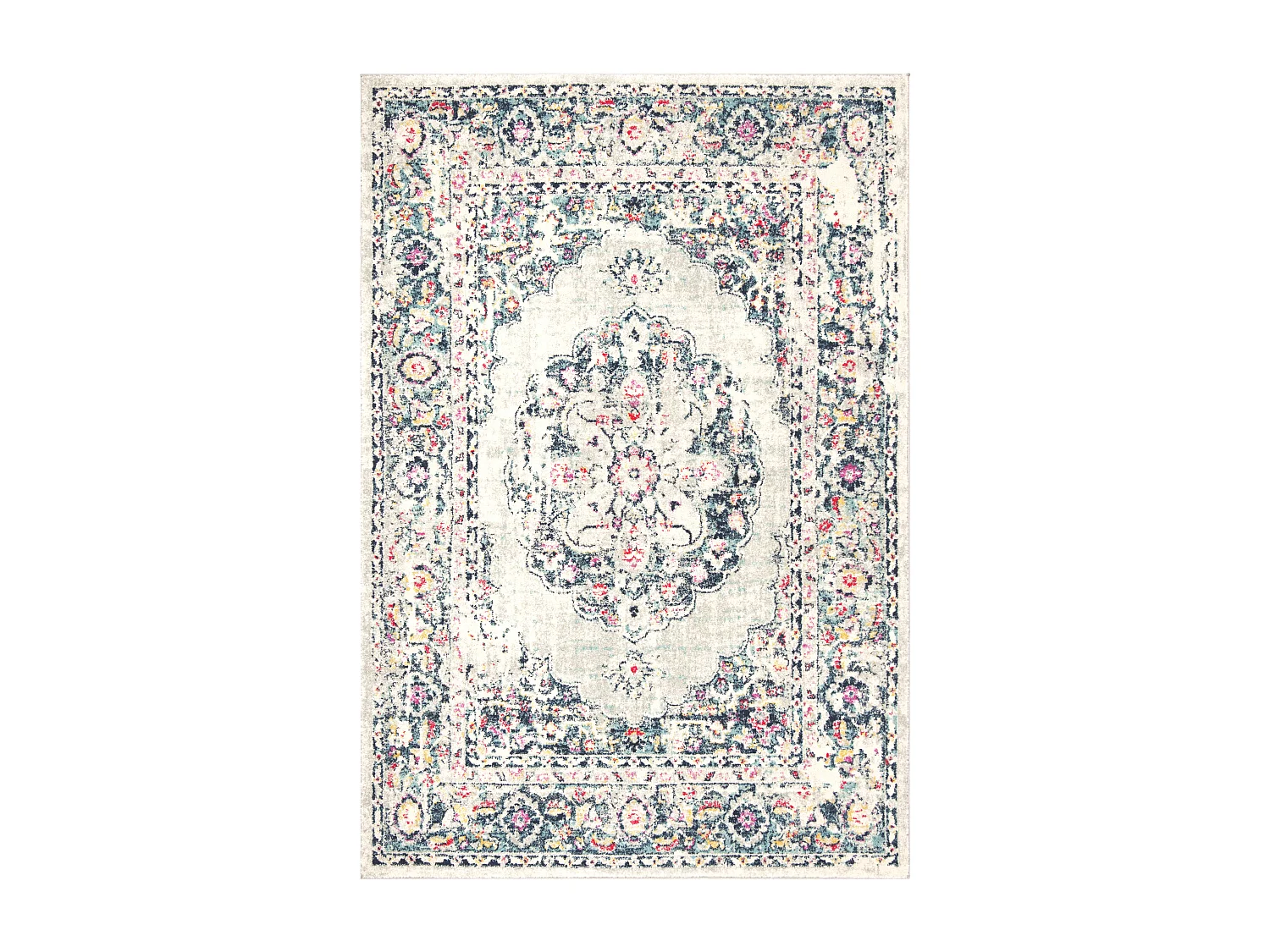 Tapis Gris/Rose 160 X 229 cm - Madeline