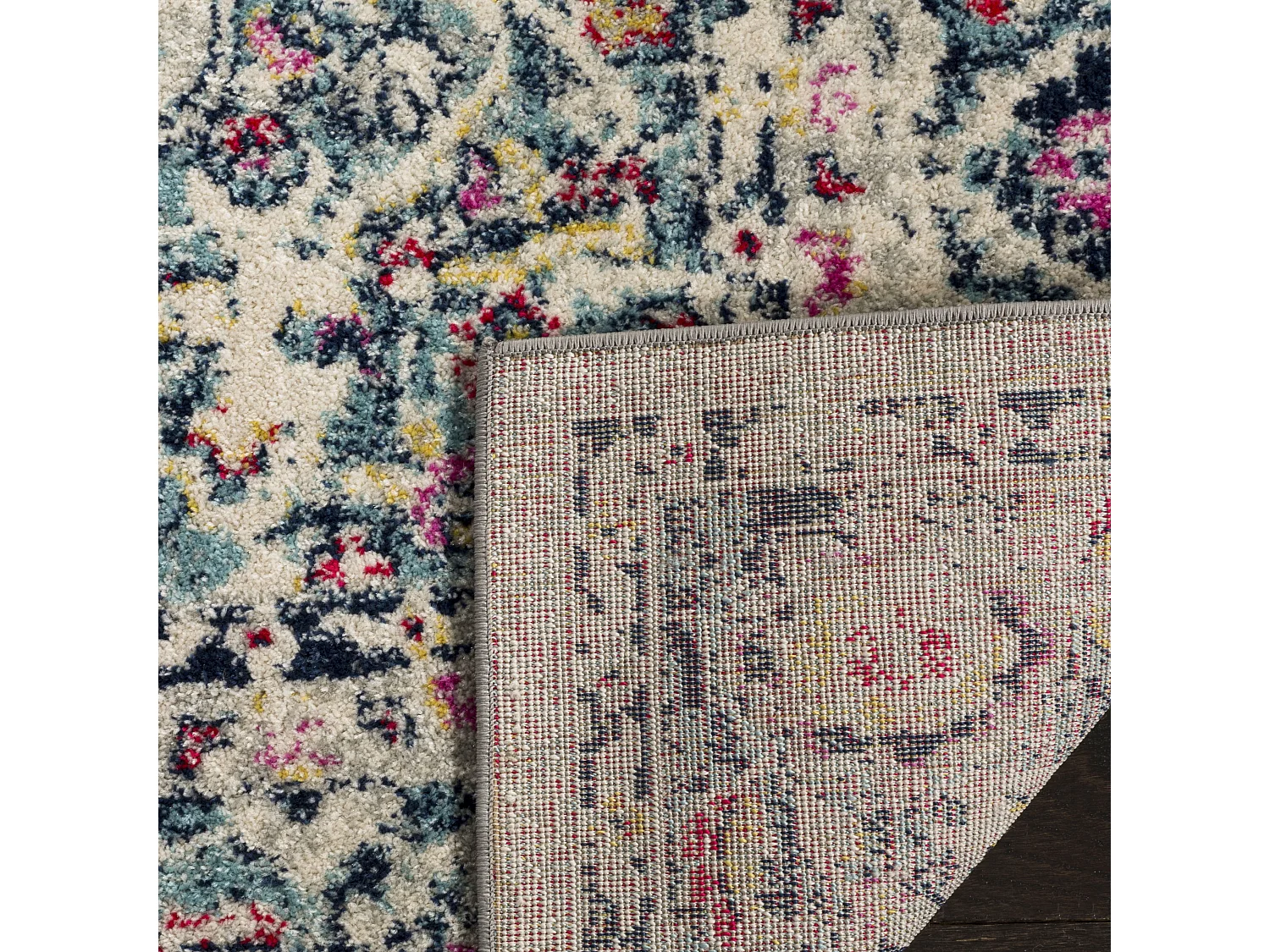 Tapis Gris/Rose 160 X 229 cm - Madeline