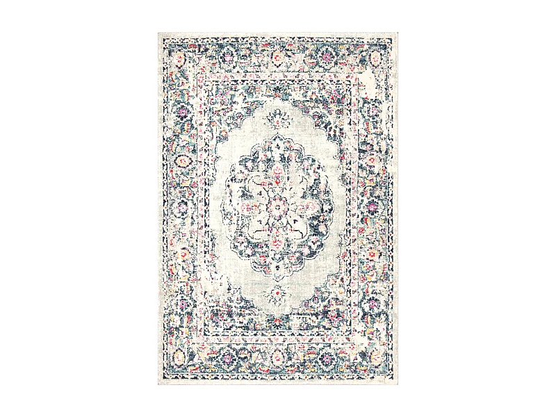 Tapis Gris/Rose 160 X 229 cm - Madeline