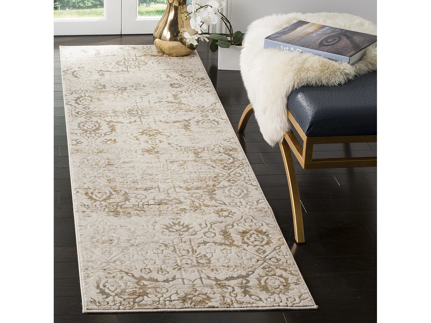 Tapis Gris/Neutre 69 X 244 cm - Janalyn