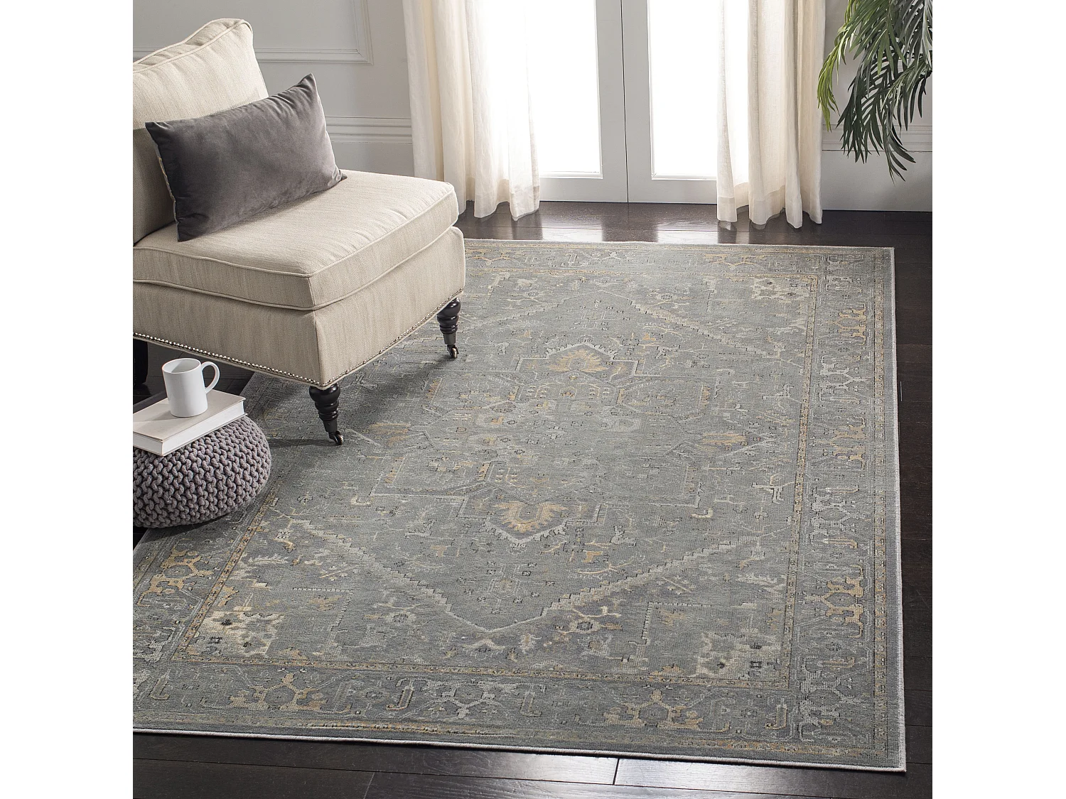 Tapis Gris/Multicolore 160 X 229 cm - Maxime