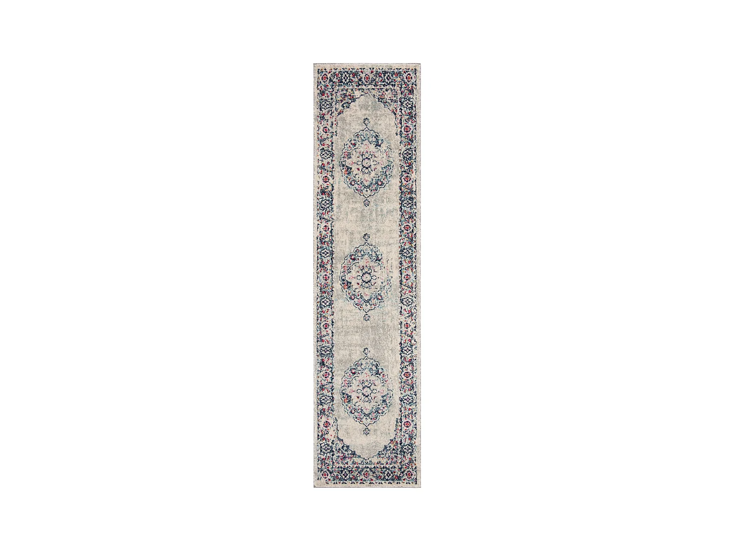 Tapis Gris/Rose 61 X 244 cm - Madeline