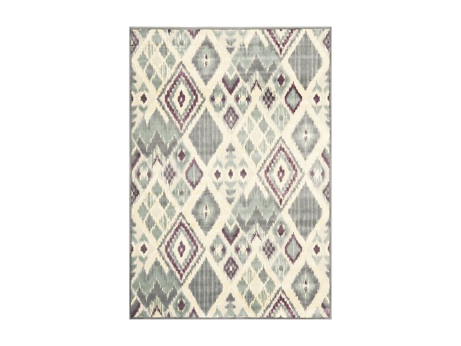 Tapis Gris/Multicolore 160 X 229 cm - Evadne