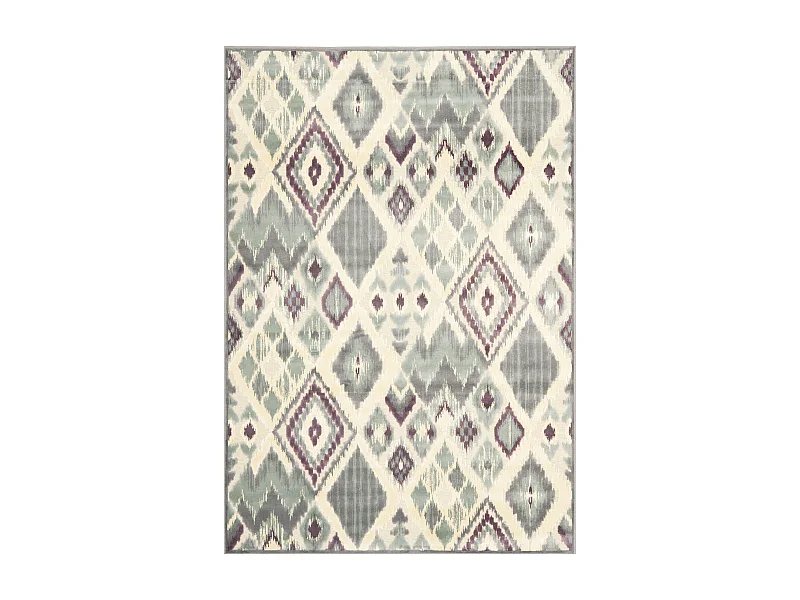 Tapis Gris/Multicolore 160 X 229 cm - Evadne