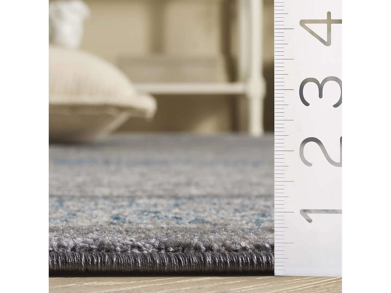 Tapis Gris/Bleu 122 X 170 cm - Kameni
