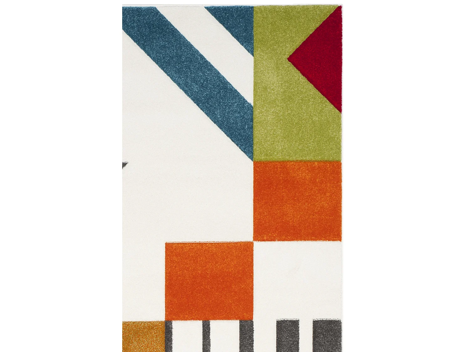 Tapis Neutre/Bleu 122 X 183 cm - Dominique