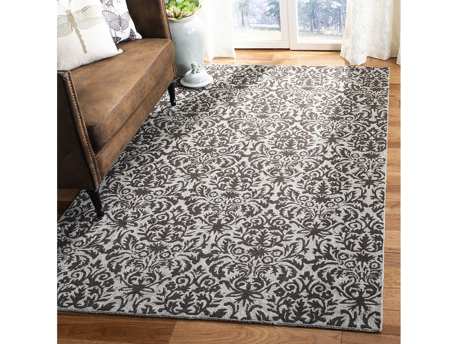 Tapis Vert/Marron 160 X 251 cm - Dayton