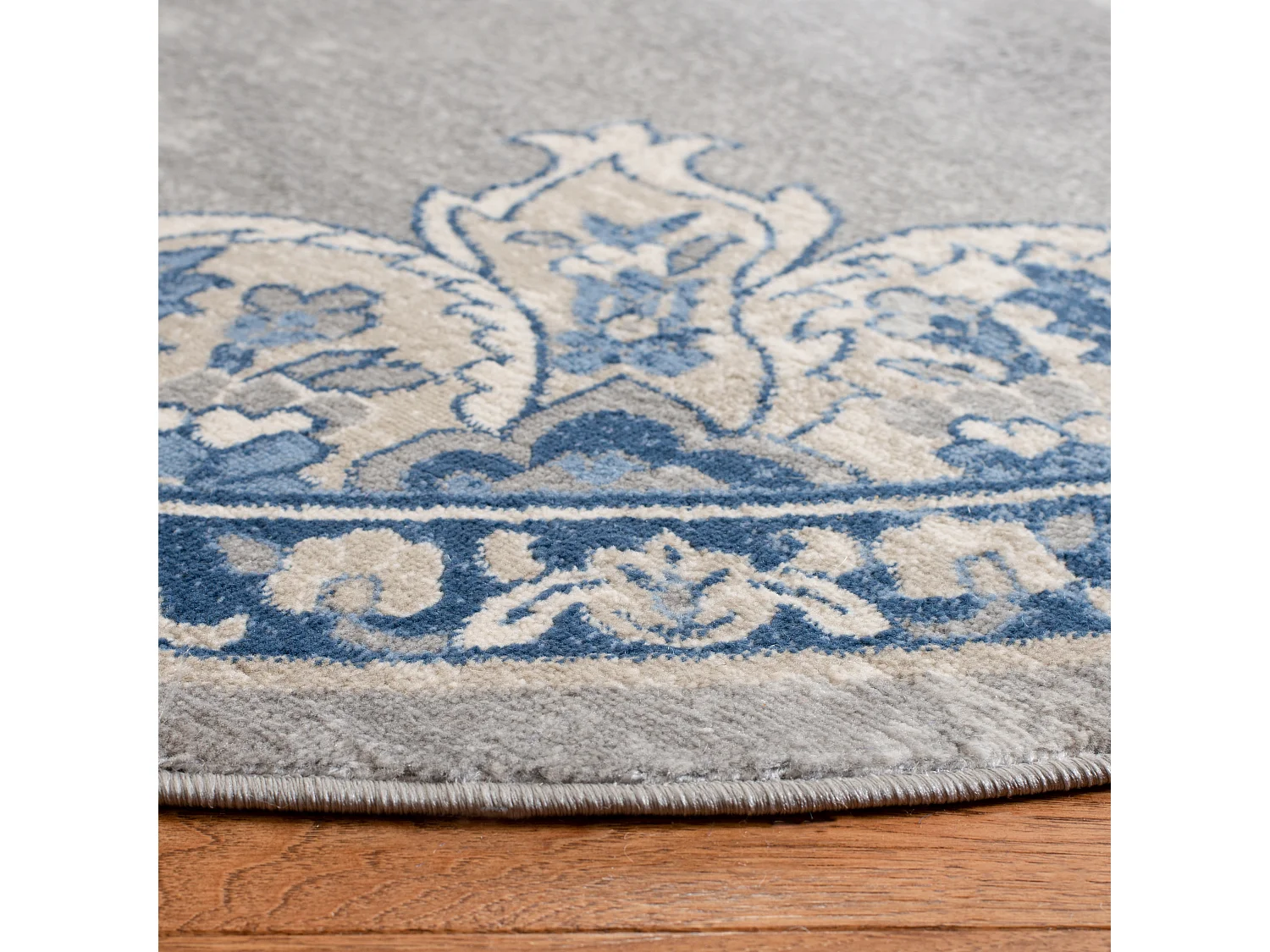 Tapis Gris/Bleu 91 X 152 cm - Janie