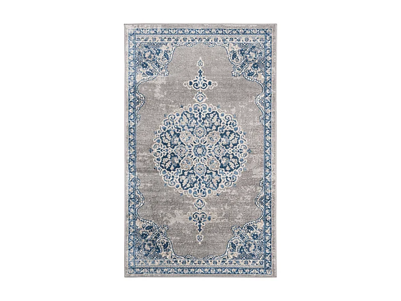 Tapis Gris/Bleu 91 X 152 cm - Janie