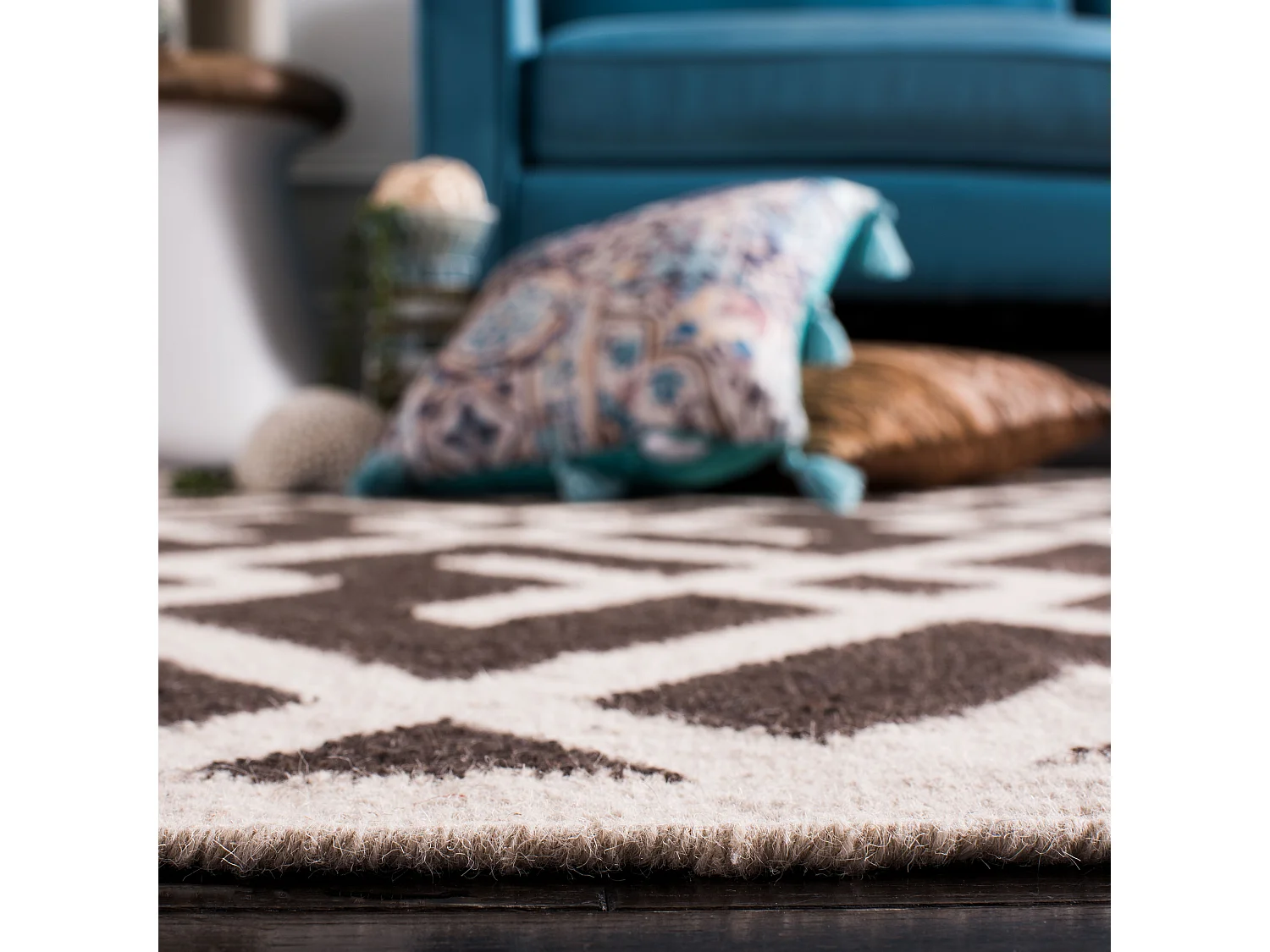 Tapis Marron/Neutre 122 X 183 cm - Marion