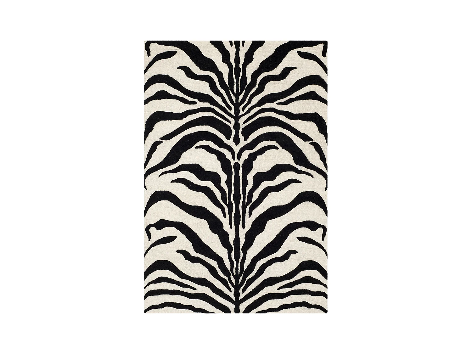 Tapis Neutre/Noir 183 X 274 cm - Nahla
