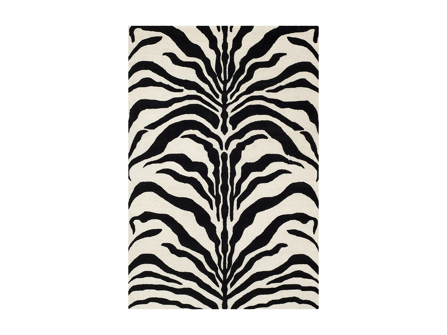 Tapis Neutre/Noir 183 X 274 cm - Nahla