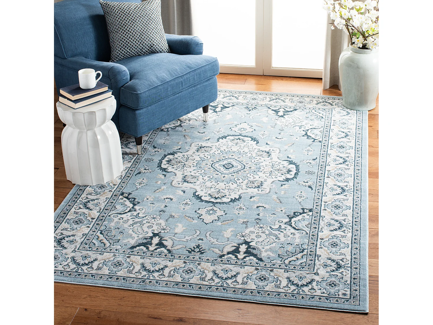 Tapis Bleu 160 X 229 cm - Ilsa