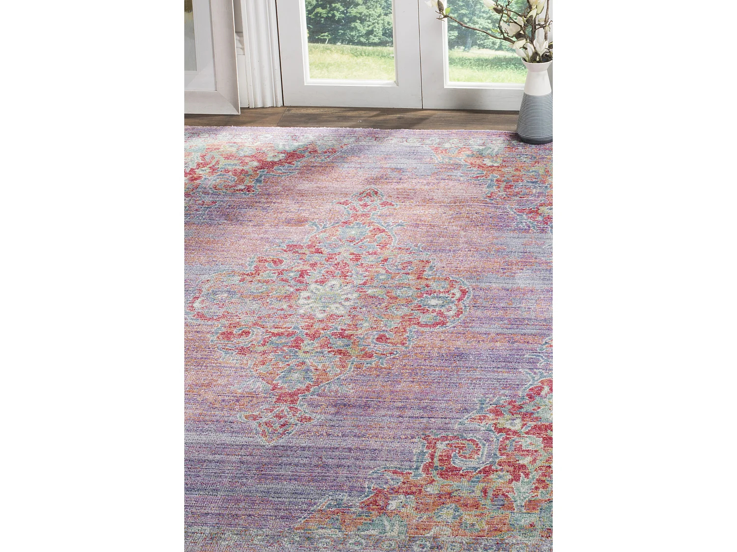 Tapis Violet/Rose 122 X 183 cm - Duane