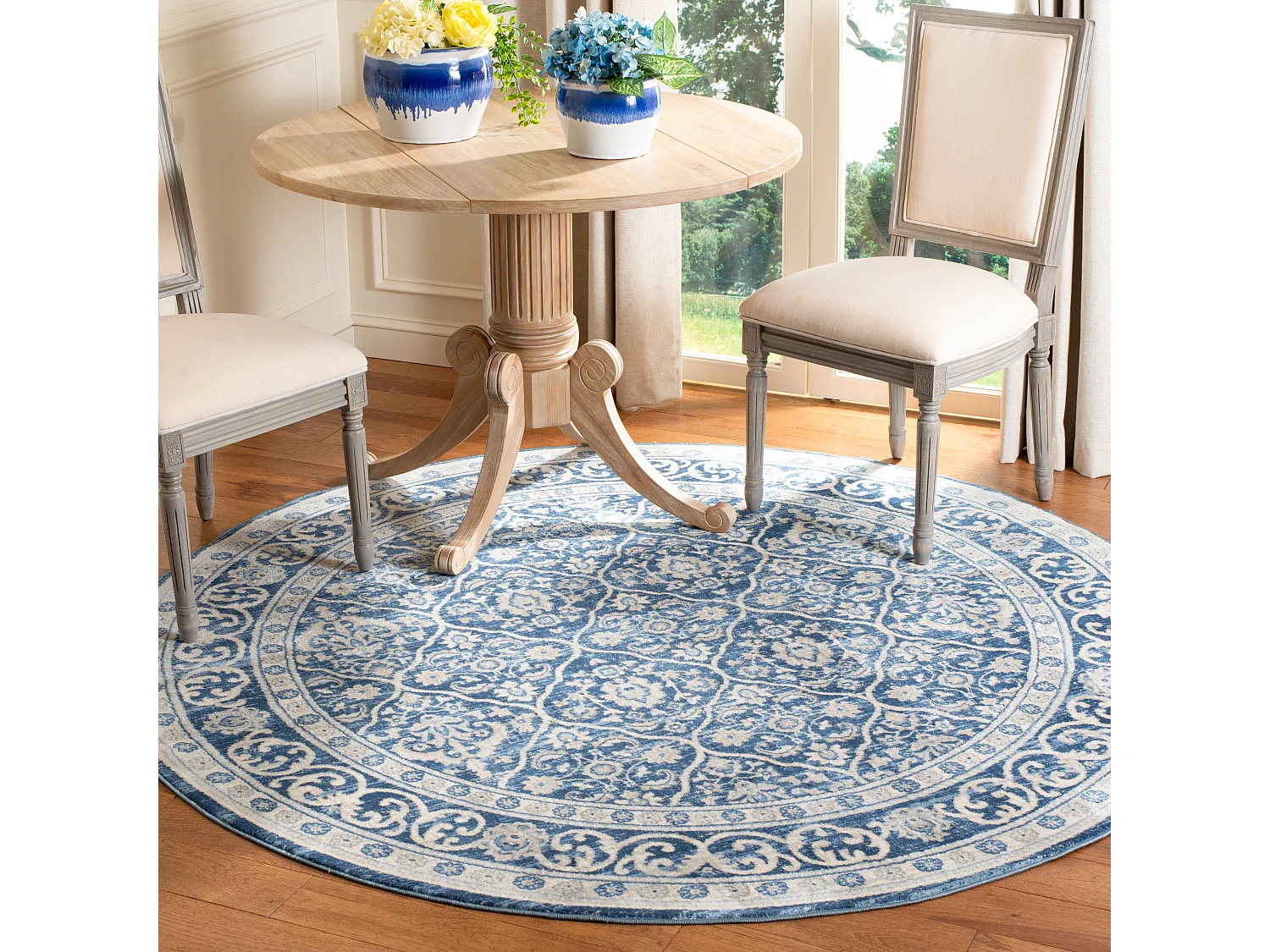 Tapis Navy & Light Grey 201 X 201 cm - Teresse