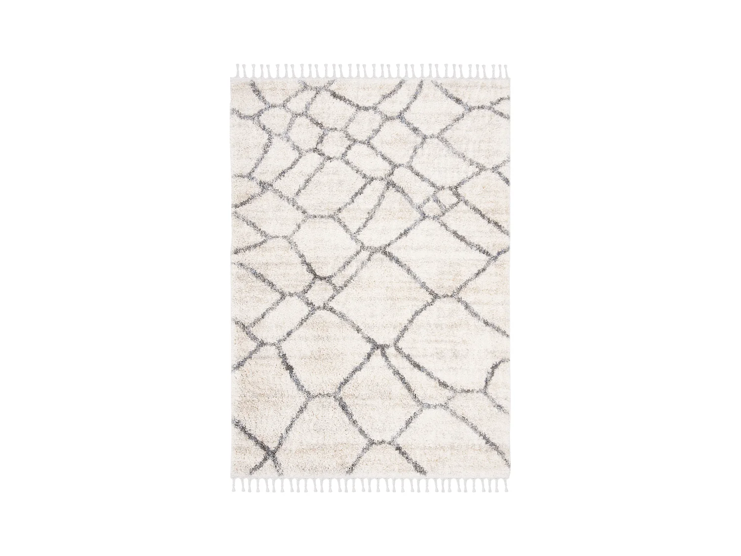 Tapis Neutre/Gris 122 X 183 cm - Fez