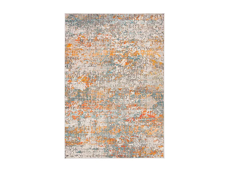 Tapis Gris/Orange 160 X 229 cm - Manjor