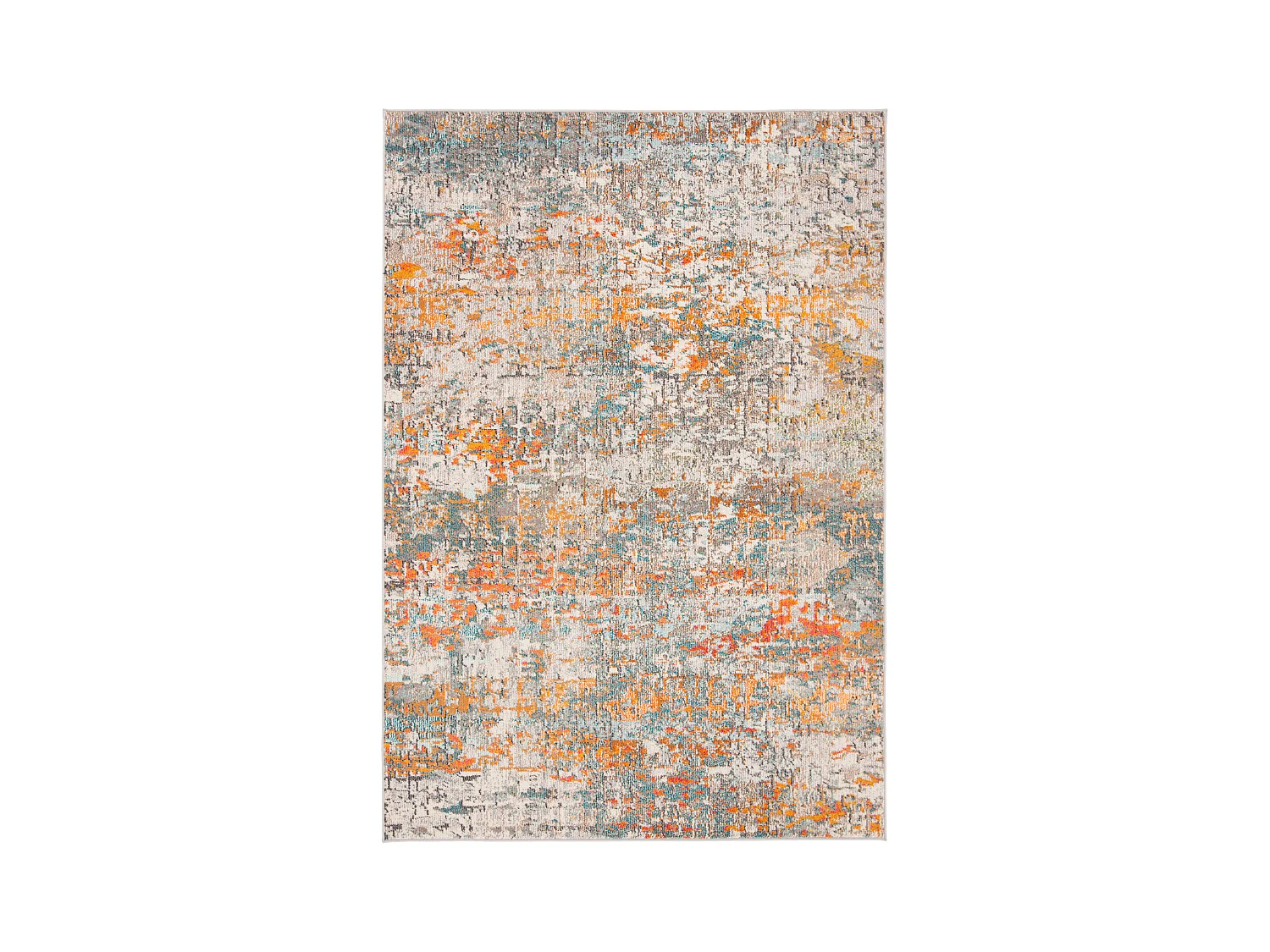Tapis Gris/Orange 160 X 229 cm - Manjor