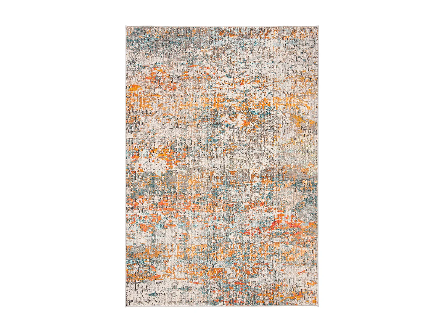 Tapis Gris/Orange 160 X 229 cm - Manjor