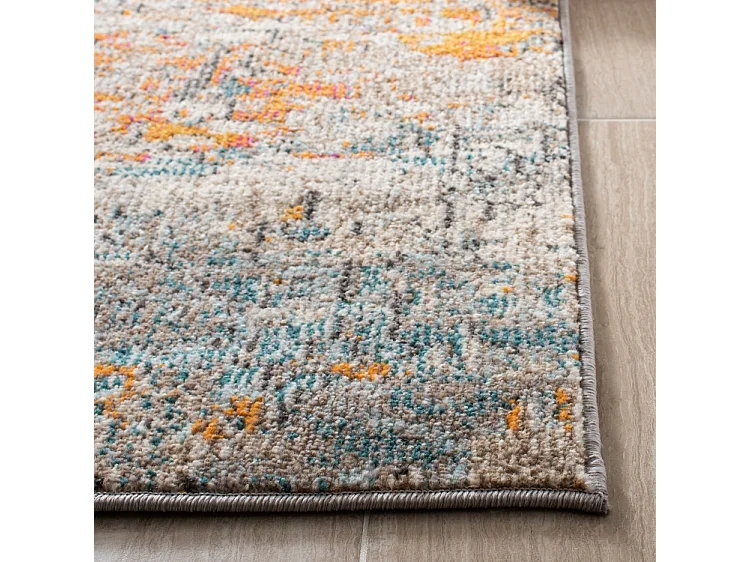 Tapis Gris/Orange 160 X 229 cm - Manjor