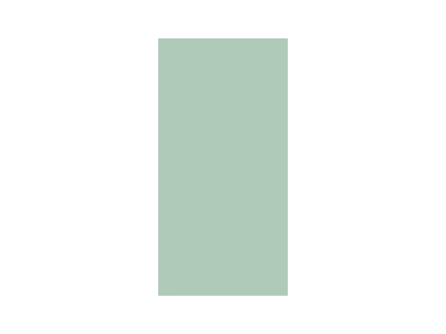 Sett med 2 lysegrønne aluminium dusjpaneler med profiler - B90 x L120 x H210 cm - ITZIAR